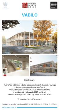 Vabilo razstava OŠ dr. Mihajlo Rostohar